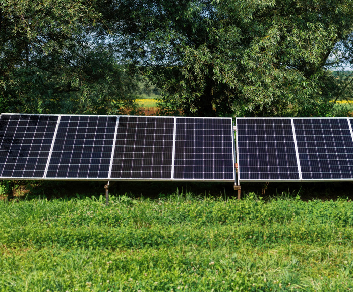 Residential solar panel installation in indore